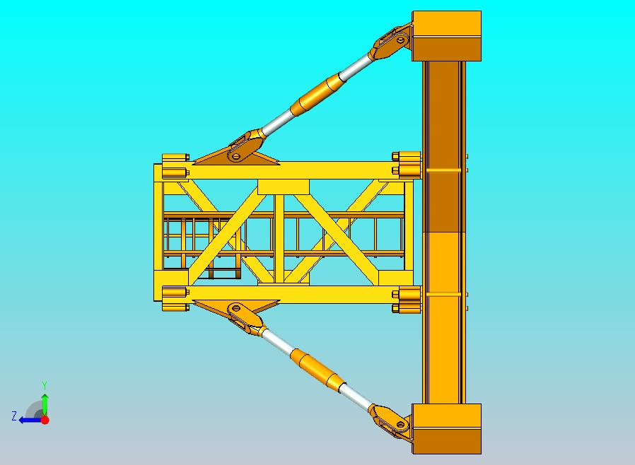 塔式起重机-起重机机身段地面底座