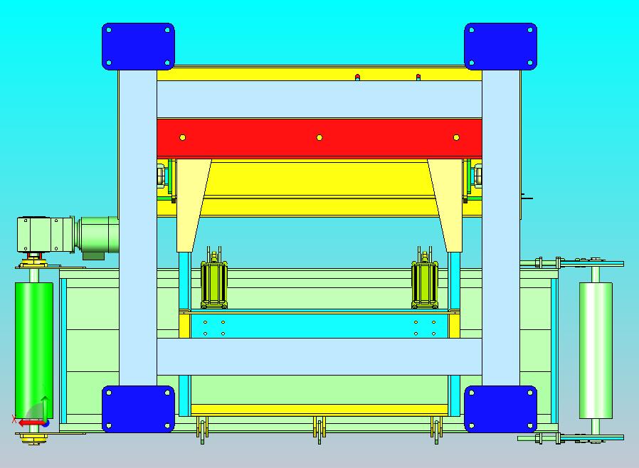 环链葫芦升降结构
