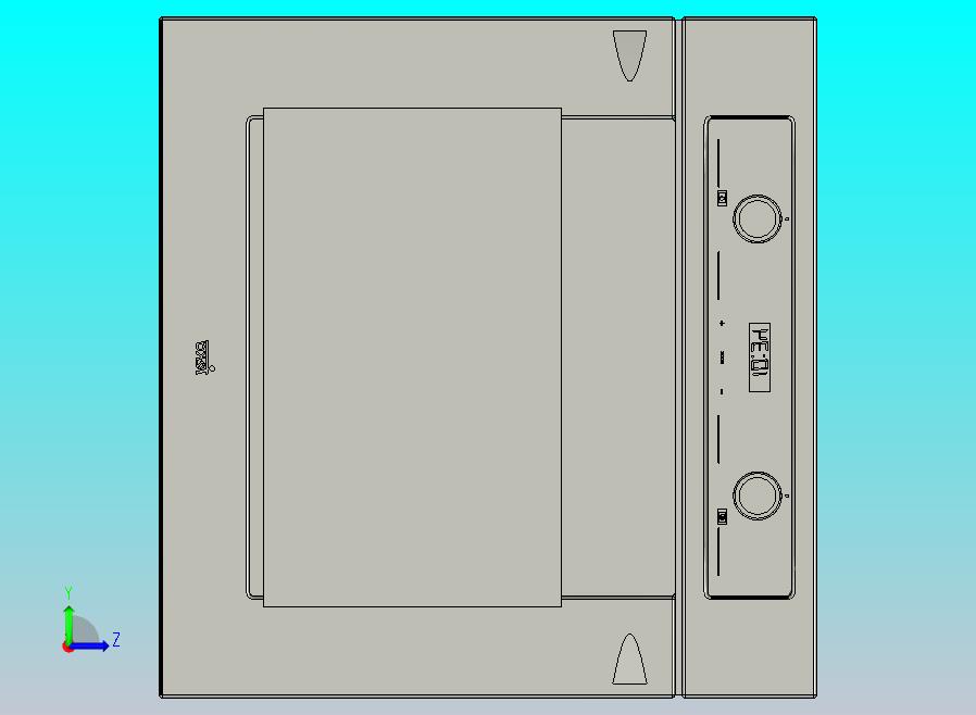 厨房嵌入式烤箱模型