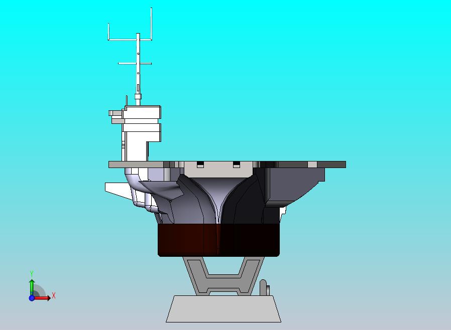 尼米兹号航空母舰模型