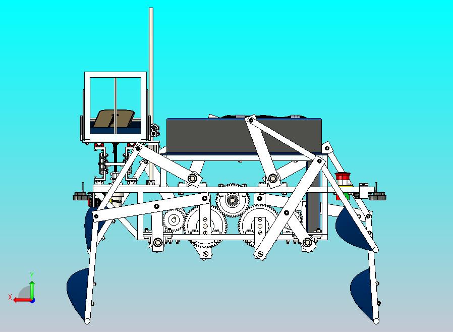 基于Klann机构的四脚机器人