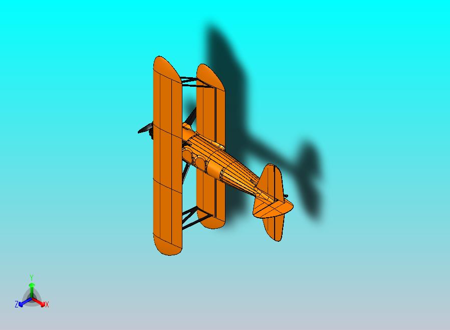 波音  PT-17 3D 打印版遥控飞机