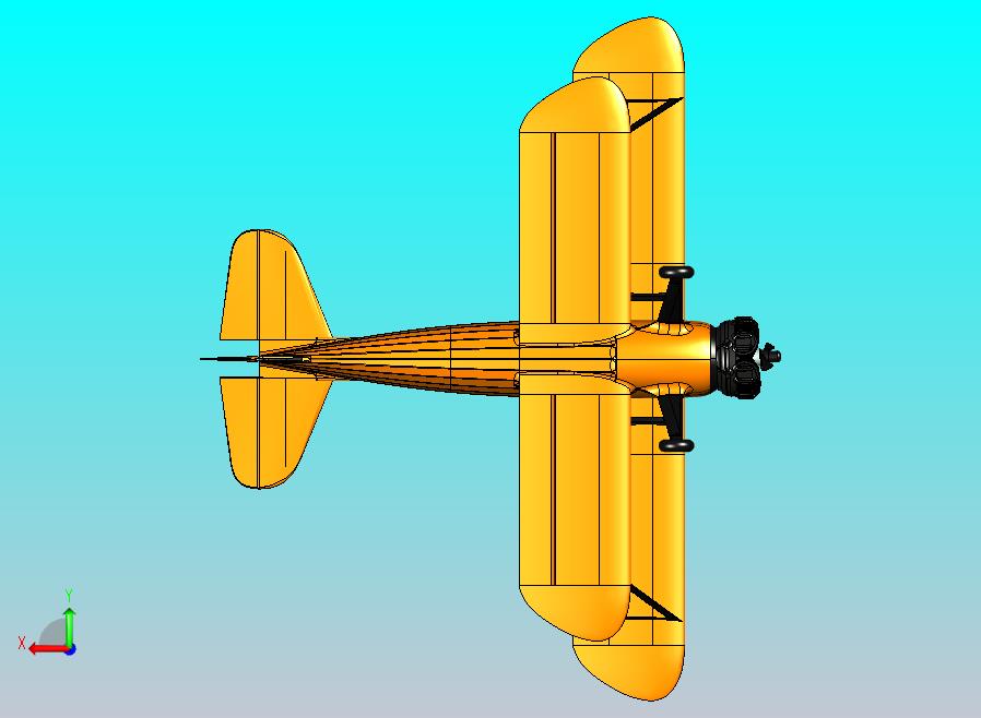 波音  PT-17 3D 打印版遥控飞机