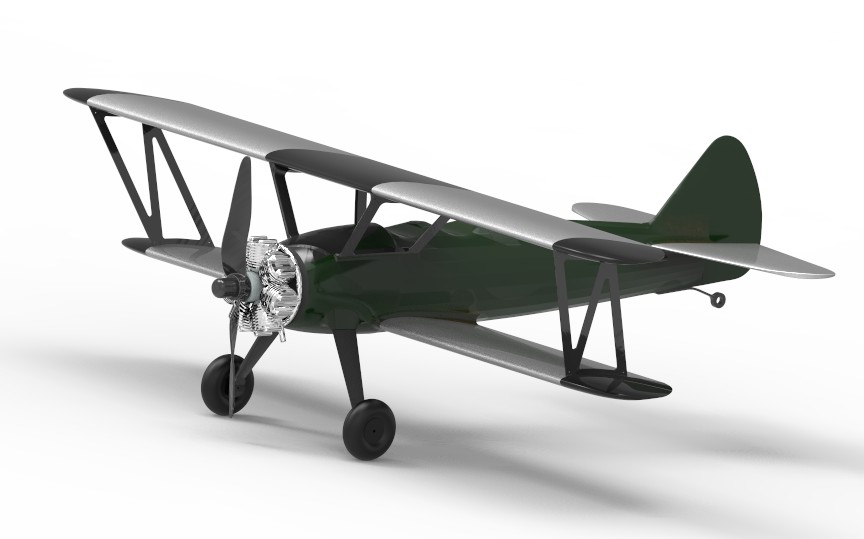波音  PT-17 3D 打印版遥控飞机