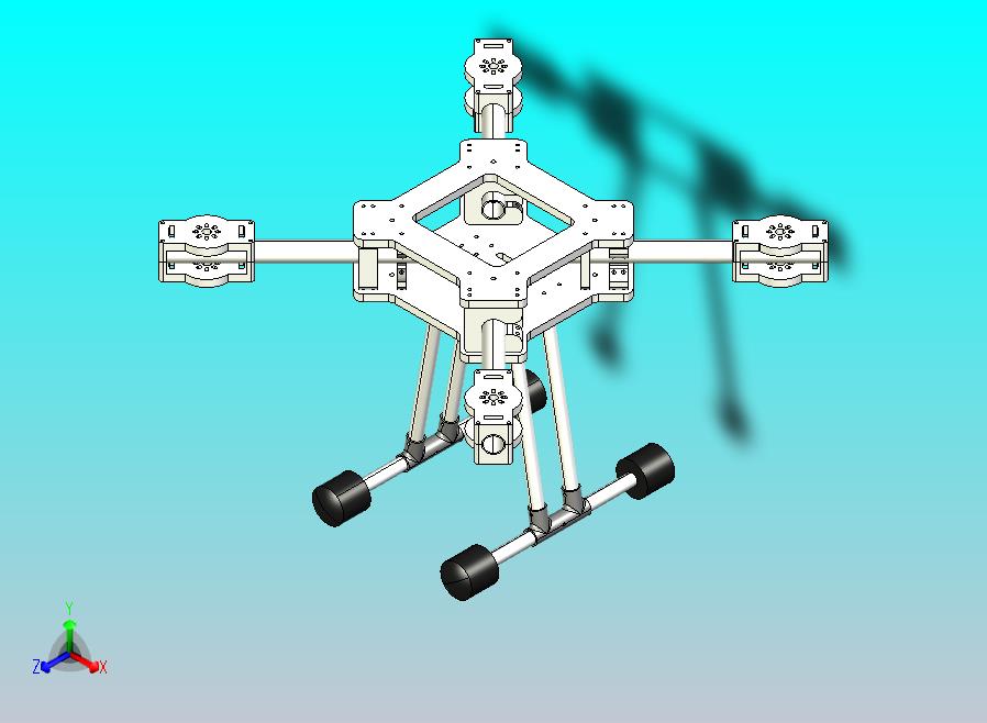 四轴无人机框架