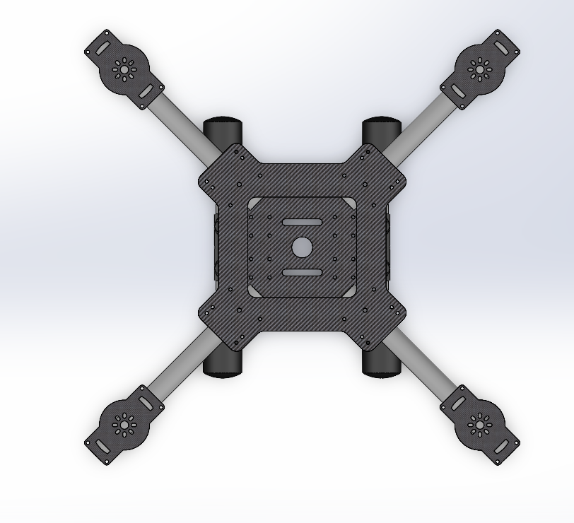四轴无人机框架