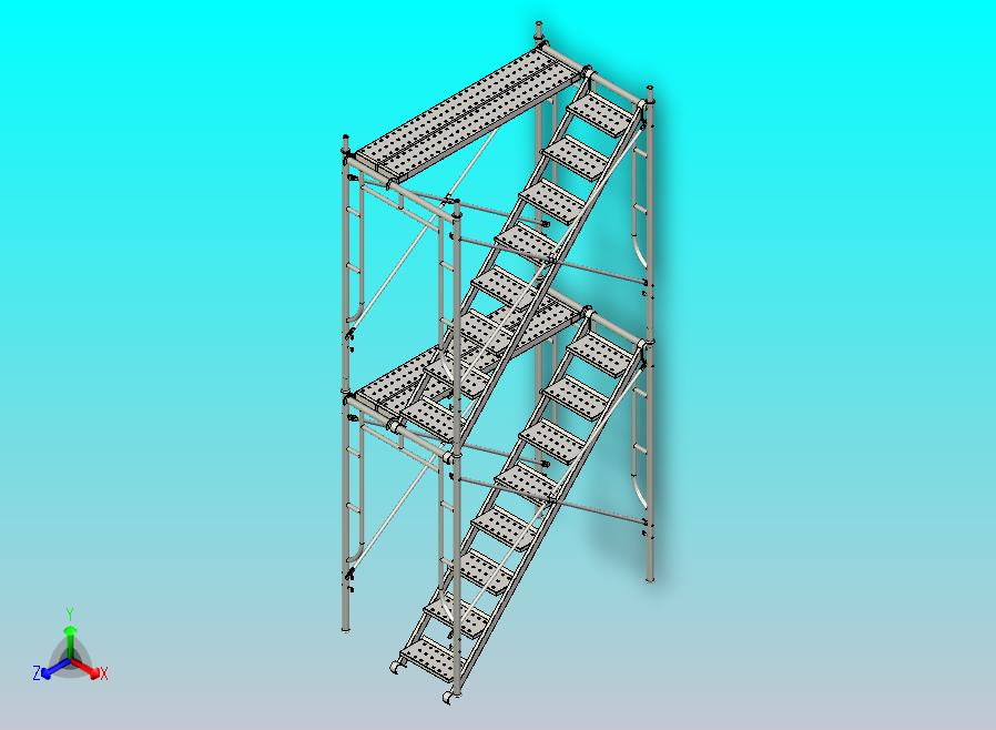 脚手架楼梯塔