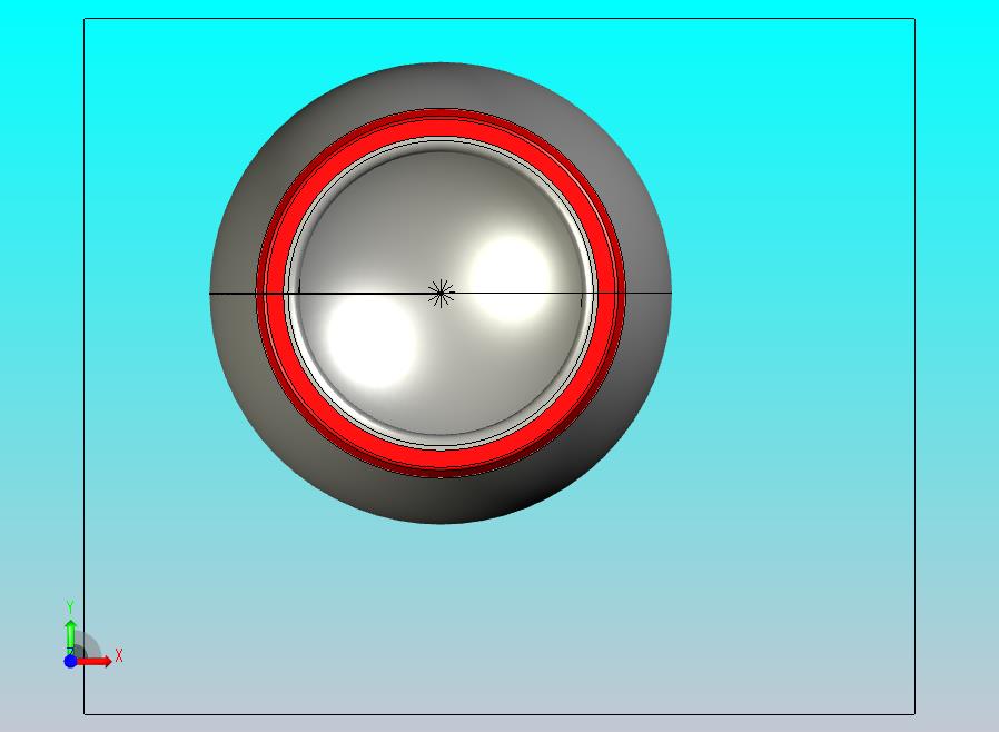 餐具球形碗模型