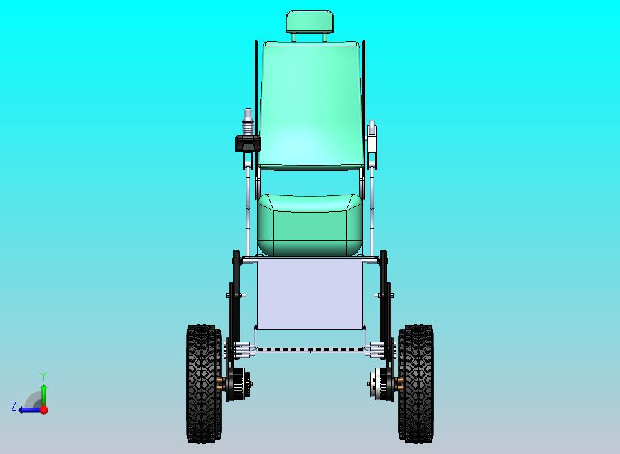 摇杆转向架轮椅