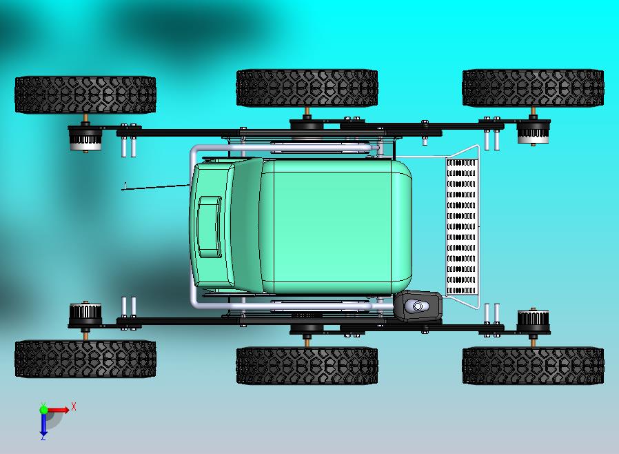 摇杆转向架轮椅