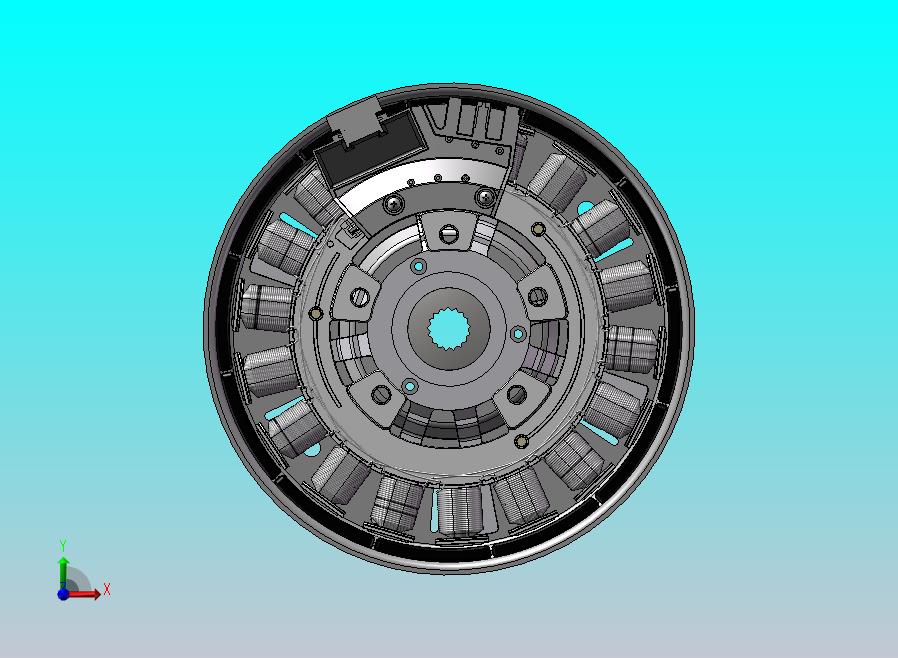 洗衣机电机模型