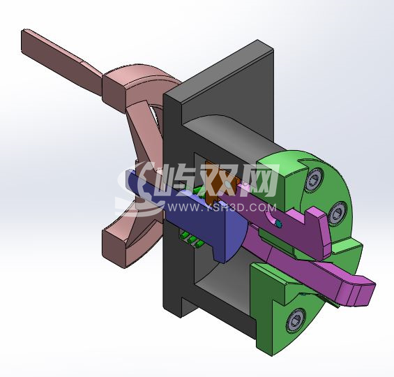 夹具-242 内平衡下拉式夹紧器