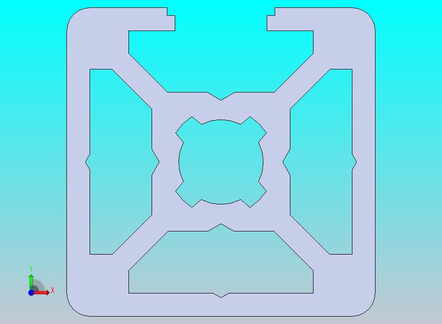 20X20 1N BR铝型材
