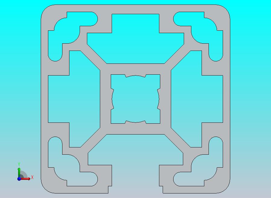 40X40L 1N BR铝型材
