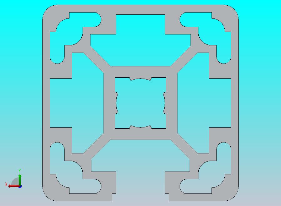 40X40L 1N BR铝型材