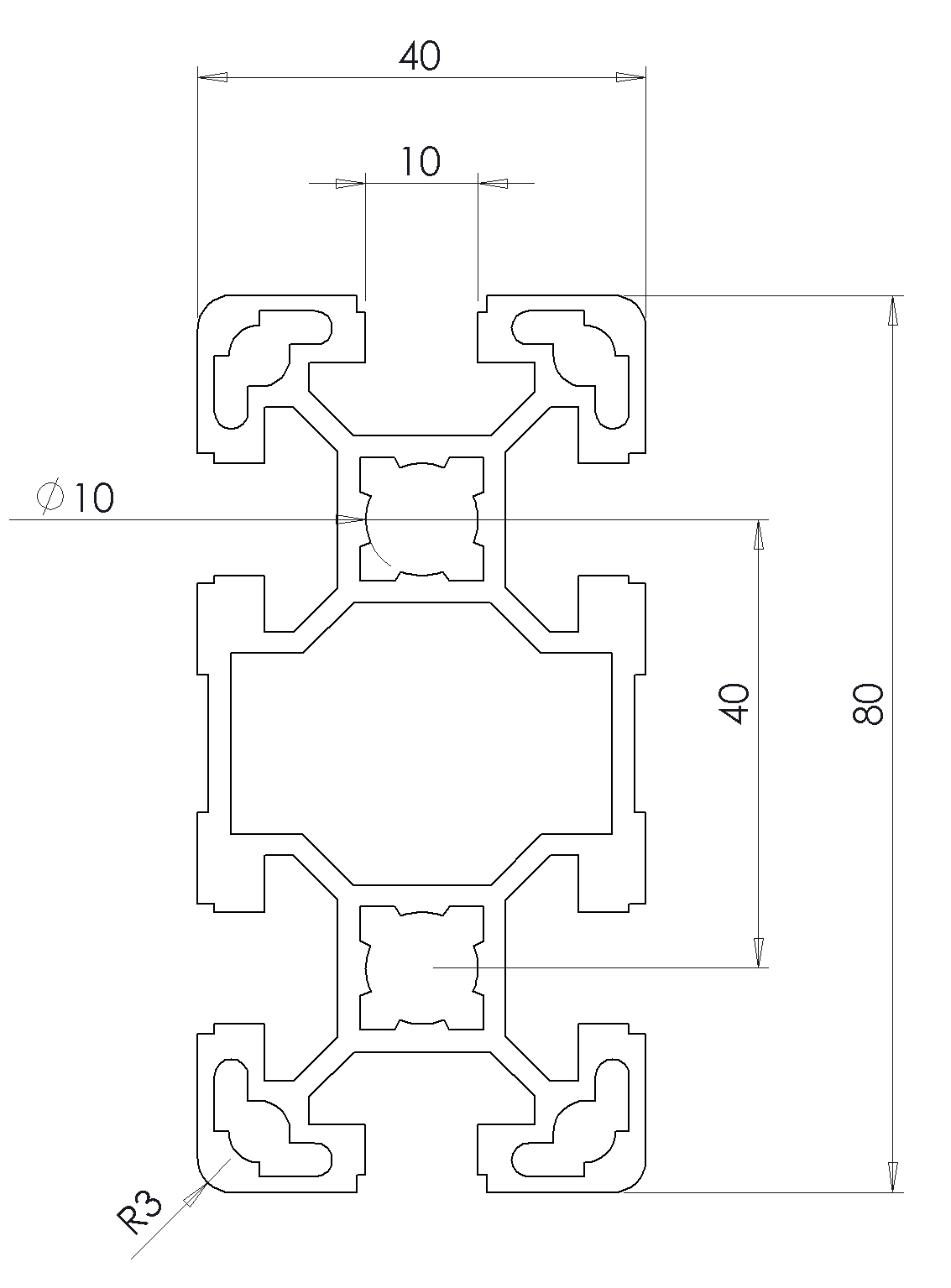 40X80L BR铝型材