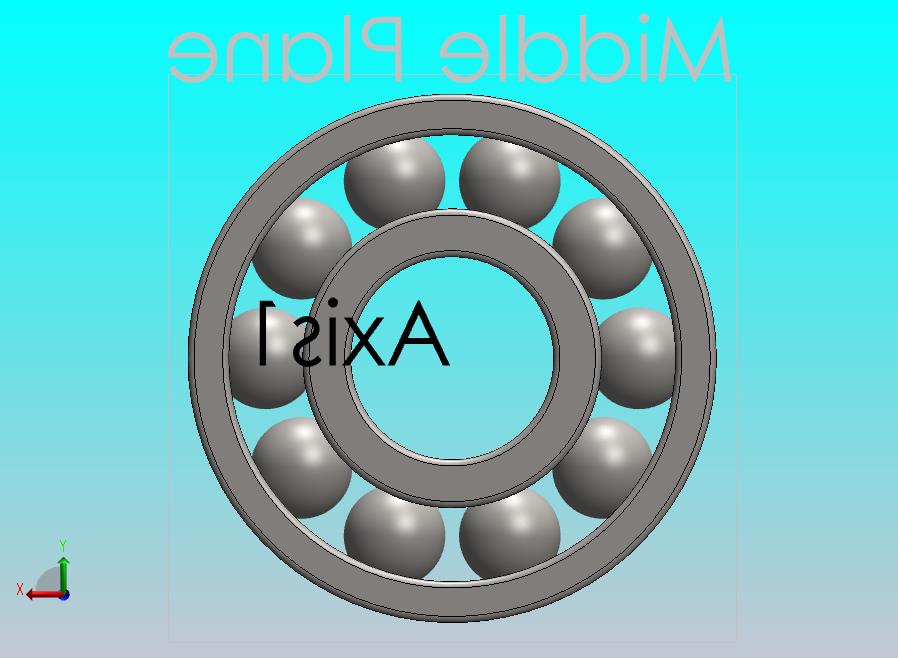 BF12滚珠丝杠支架中使用的6000轴承