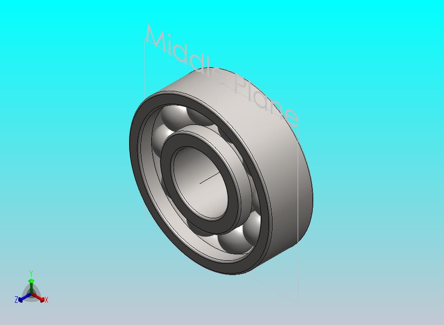 BF12滚珠丝杠支架中使用的6000轴承