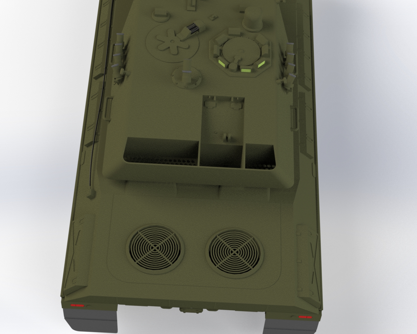 豹2的原型。120毫米莱茵金属炮