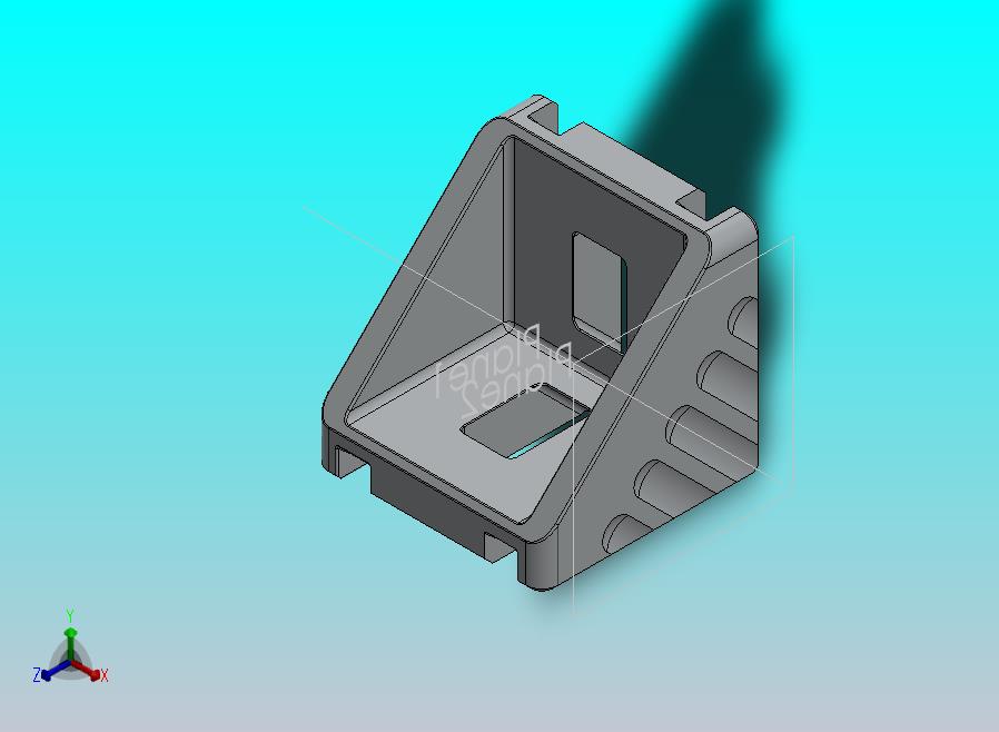 博世力士乐30x30mm毫米支架