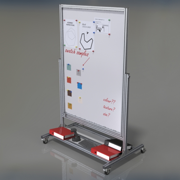 大型可旋转白板