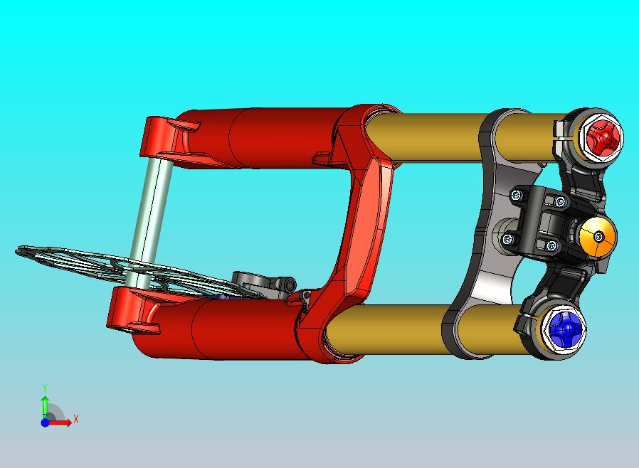 福克斯40 RC2叉带刹车