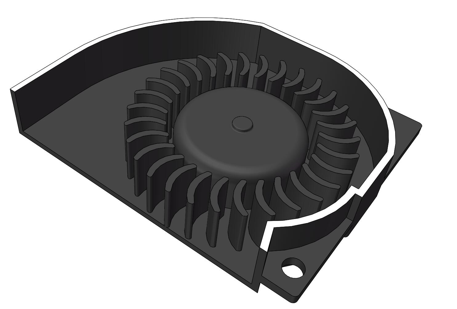 台达40x50x10厘米，12v，150毫安涡轮风扇发动机
