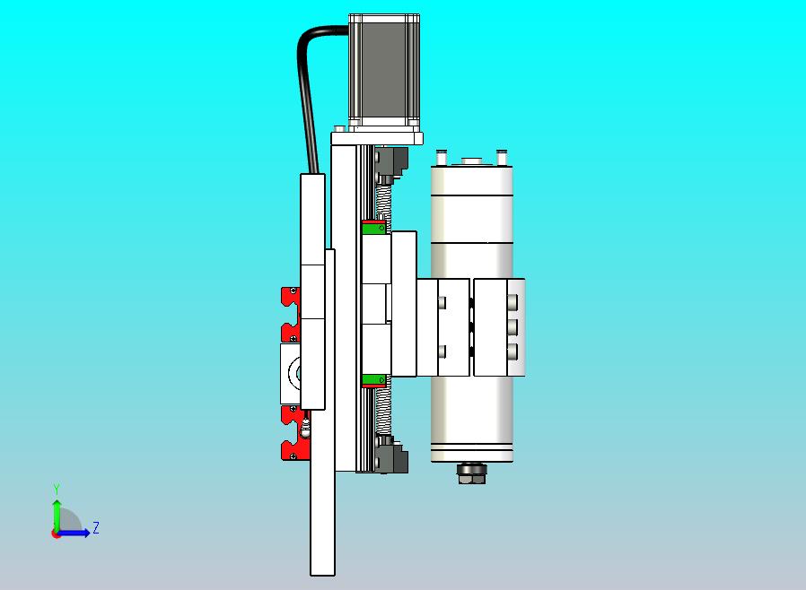 用于数控机床的z轴组件-800 w 65主轴，NEMA 23