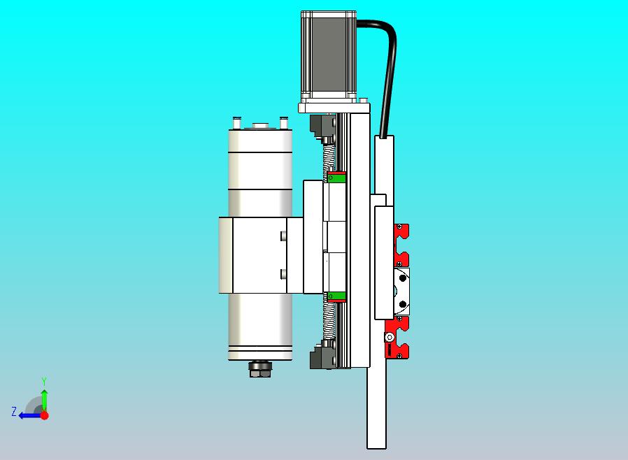 用于数控机床的z轴组件-800 w 65主轴，NEMA 23