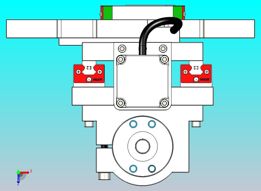用于数控机床的z轴组件-800 w 65主轴，NEMA 23