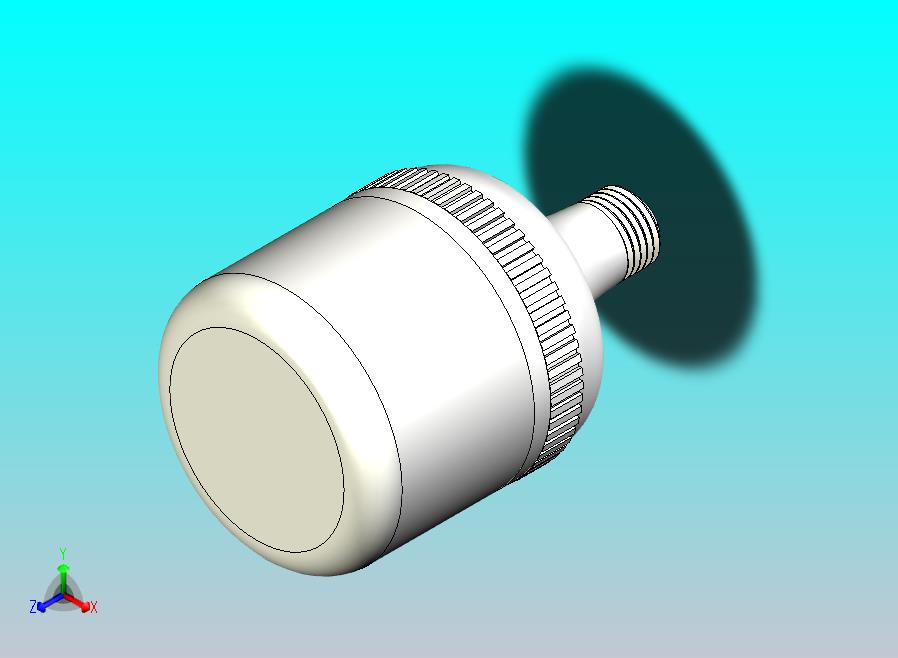 LED灯泡型号 - 高功率灯（Fusion 360设计）