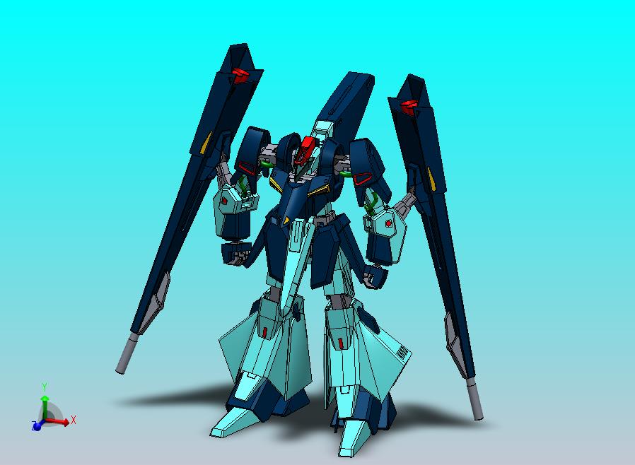 高达ORX-005贾普兰3D模型