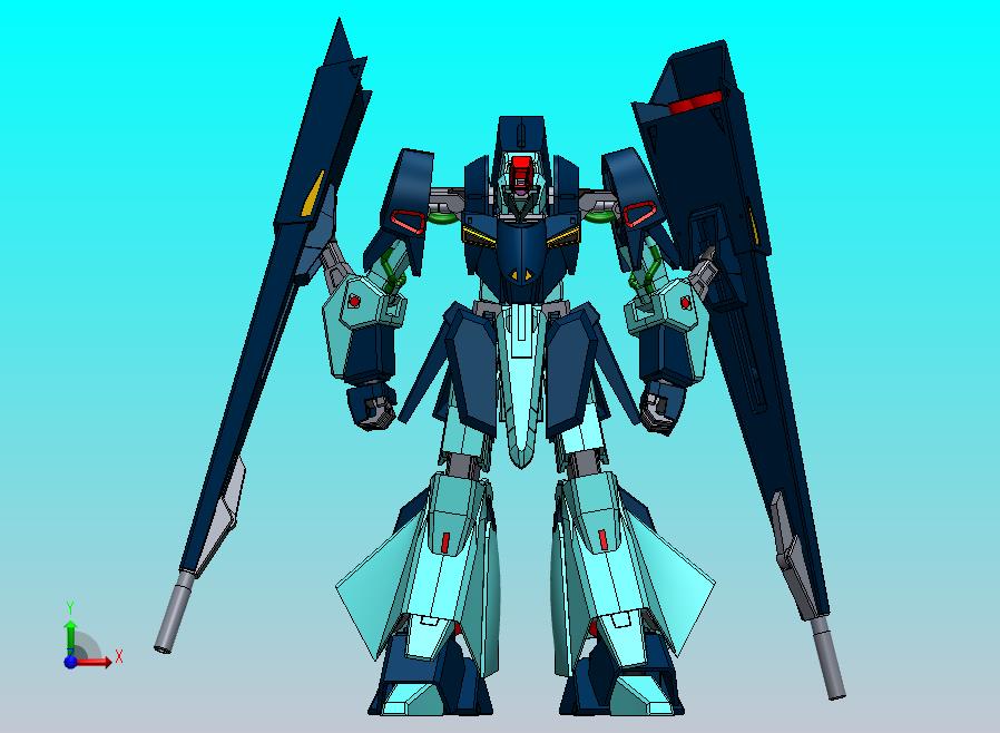高达ORX-005贾普兰3D模型