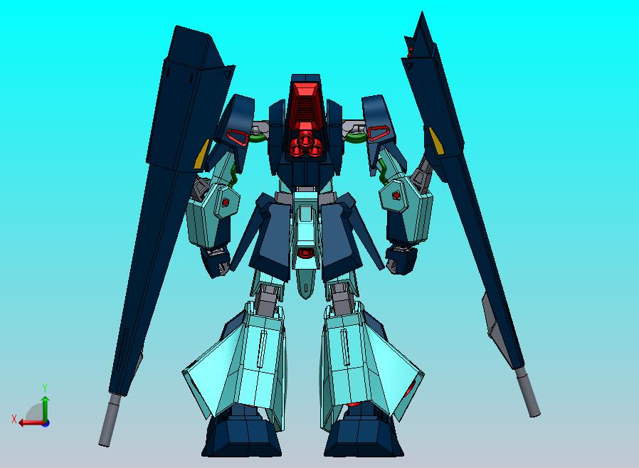 高达ORX-005贾普兰3D模型