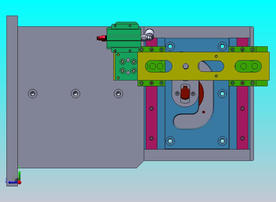 伺服驱动左右快速取件机构