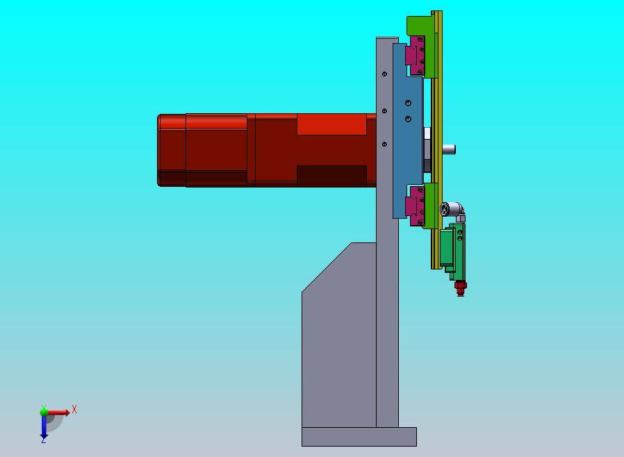伺服驱动左右快速取件机构