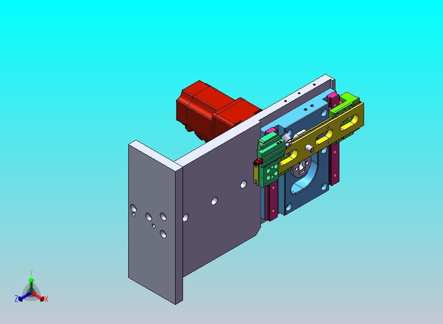 伺服驱动左右快速取件机构
