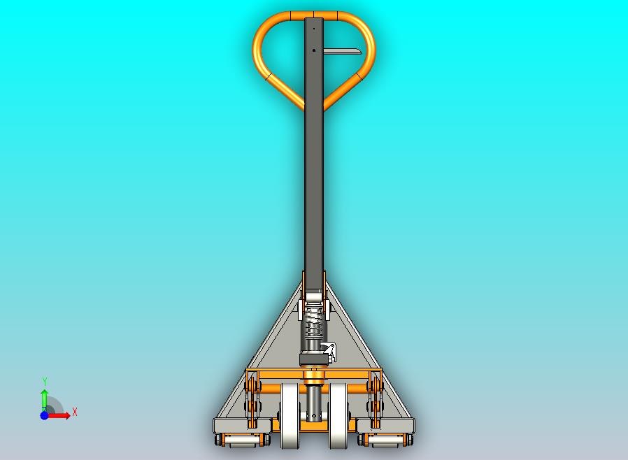 手叉车3D图纸