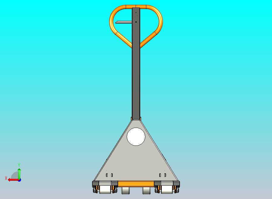 手叉车3D图纸