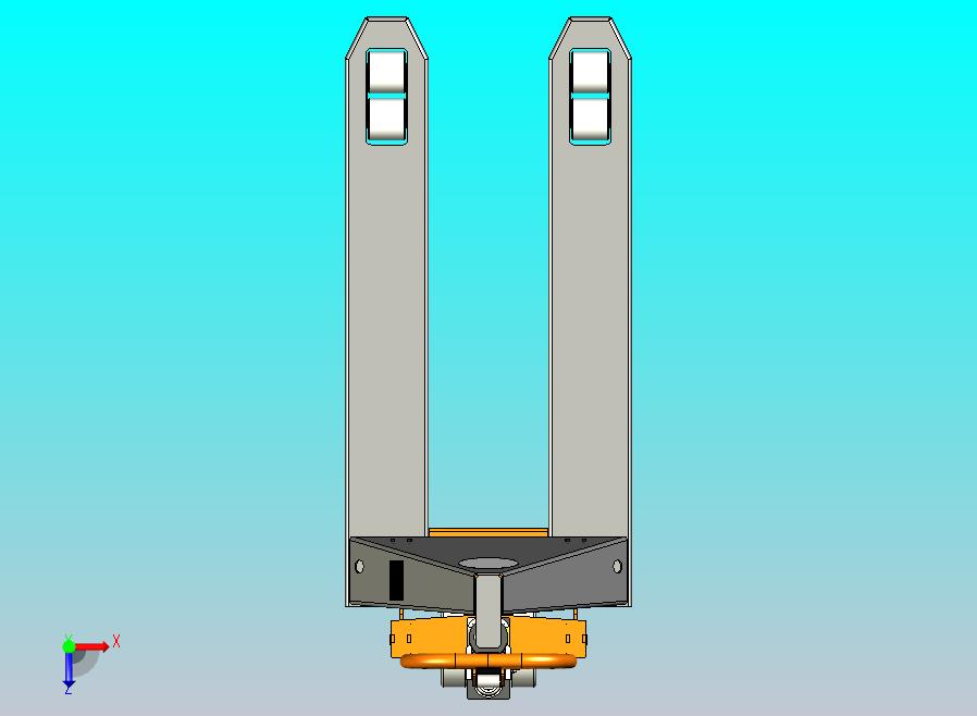 手叉车3D图纸