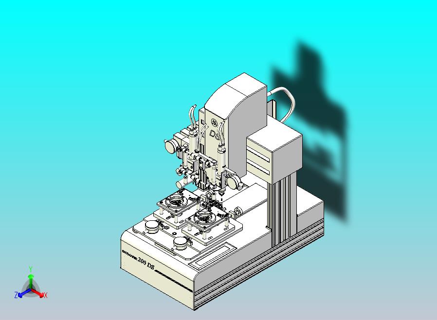 数控微型折边机3D图纸