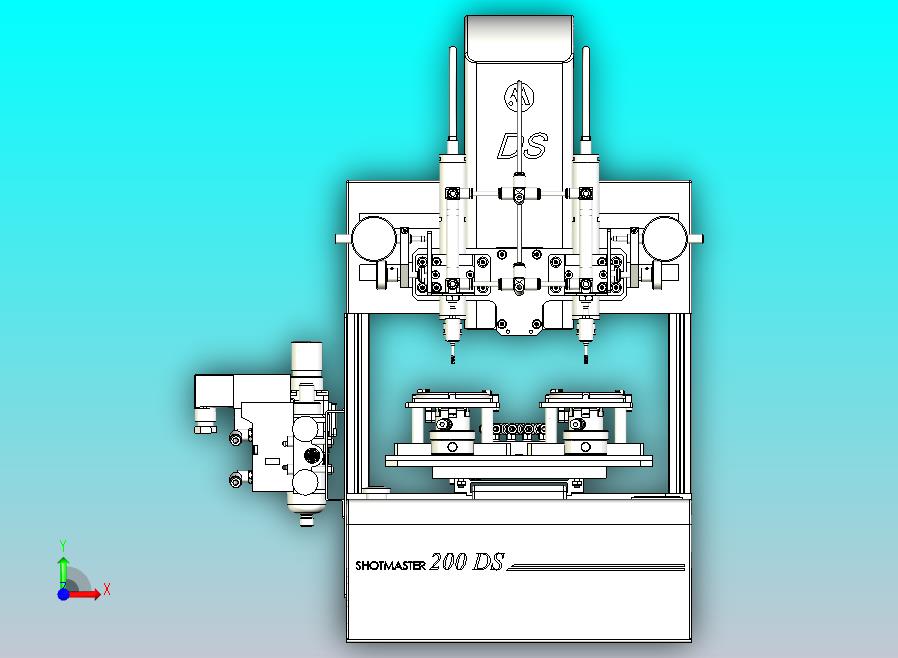 数控微型折边机3D图纸