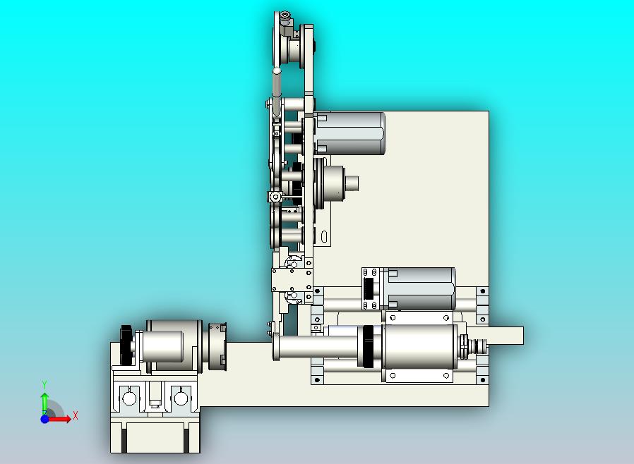 数控贴膜机3D图纸