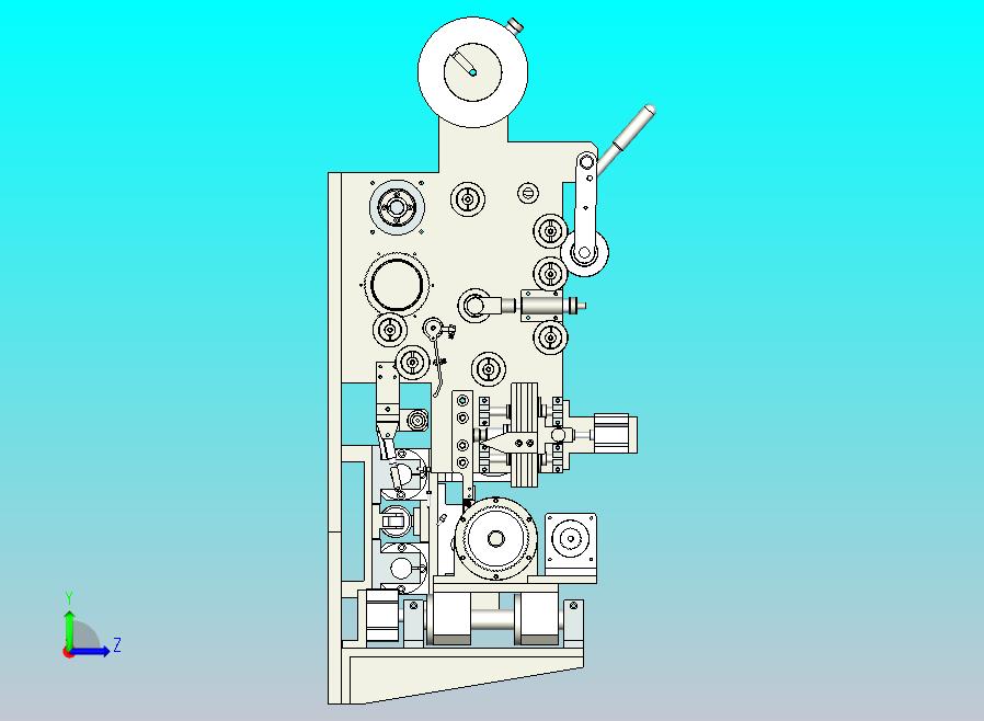 数控贴膜机3D图纸