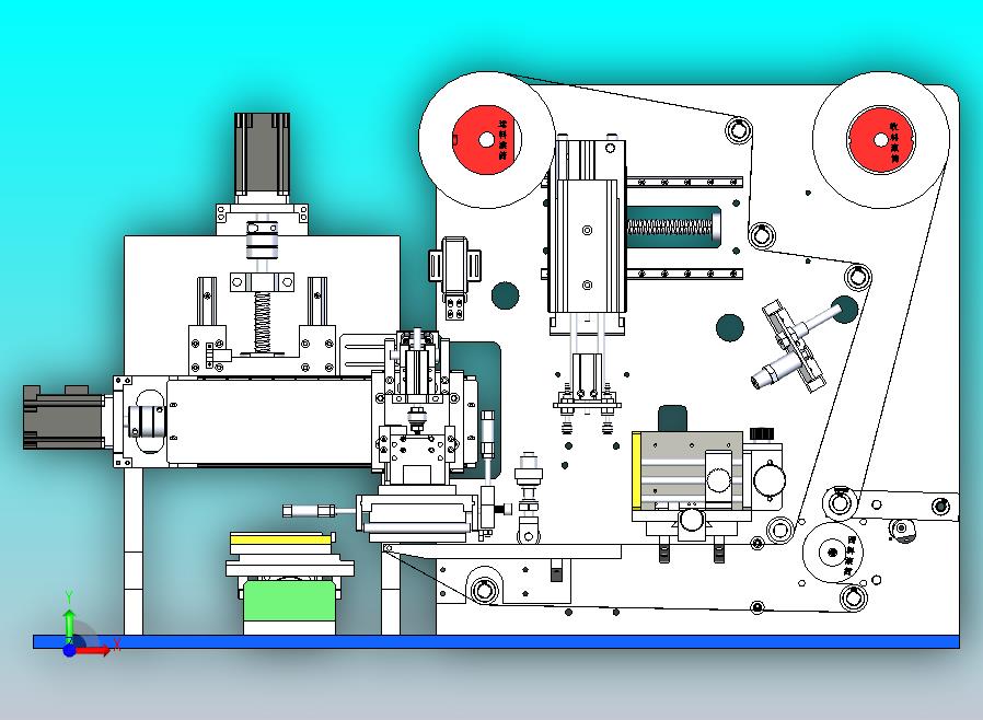 手机偏光片全自动贴合机3D图纸