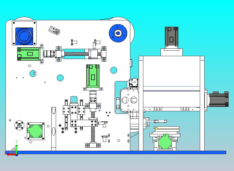 手机偏光片全自动贴合机3D图纸