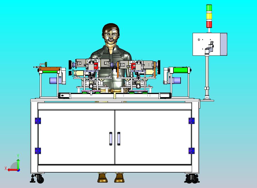 手机外壳打磨机3D图纸