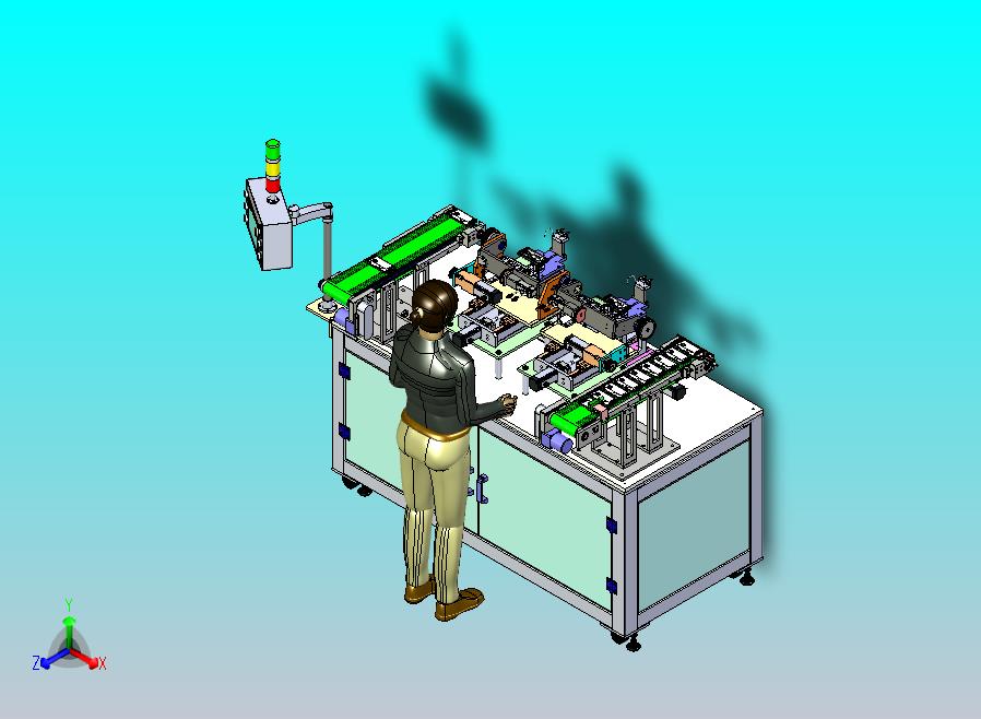 手机外壳打磨机3D图纸
