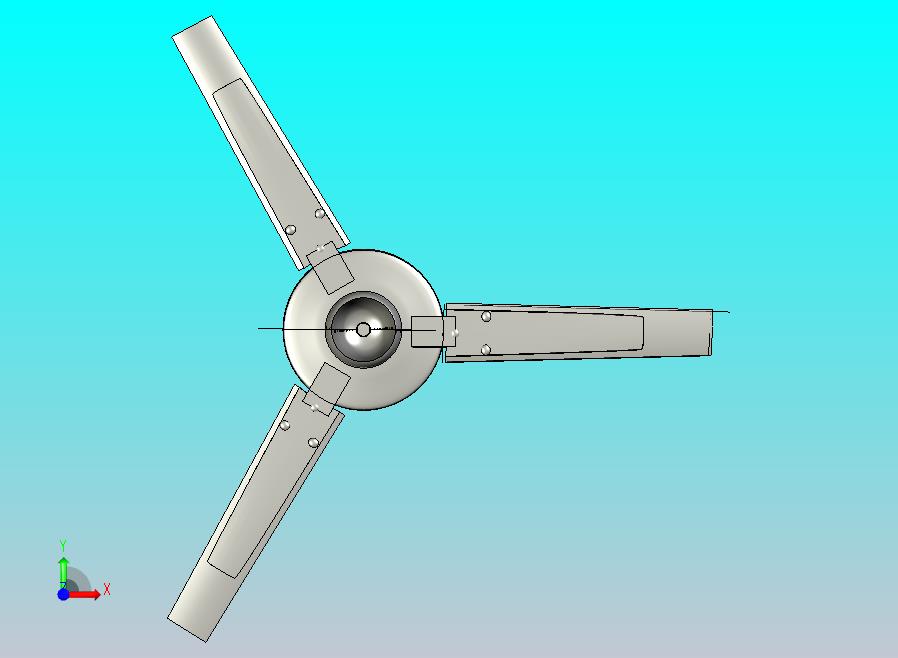吊扇 。电风扇模型