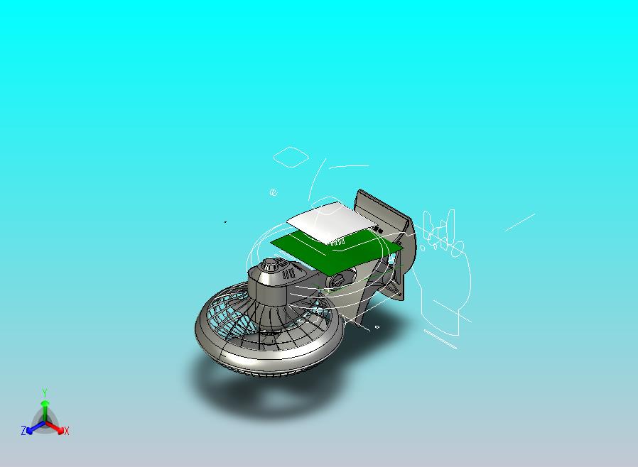 电风扇模型1